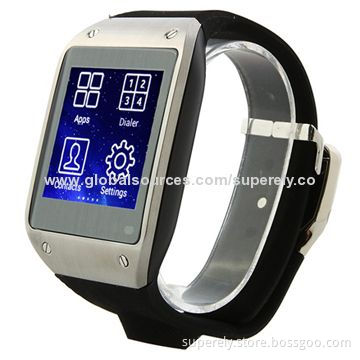 Watch Phone with MTK6572 512/4GB ROM Android 4.2 OS,WiFi,Single SIM and 1.6-inch Capacitive Screen